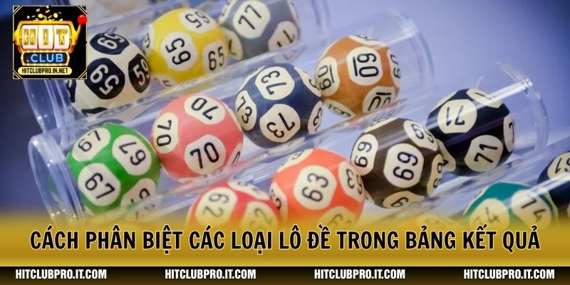 Thuật Ngữ Lô Đề HitClub: Cẩm Nang Dễ Hiểu Cho Người Mới 2 Cách phân biệt các loại lô đề trong bảng kết quả