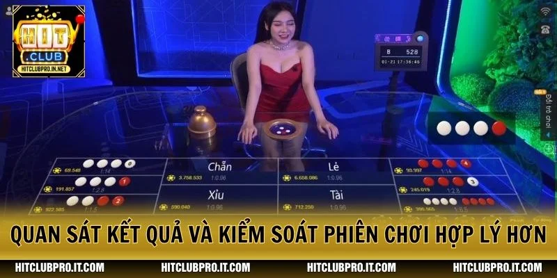 Xóc Đĩa Livestrem HitClub: Trải Nghiệm Live Casino Chân Thực 4 Quan sát kết quả và kiểm soát phiên chơi hợp lý hơn